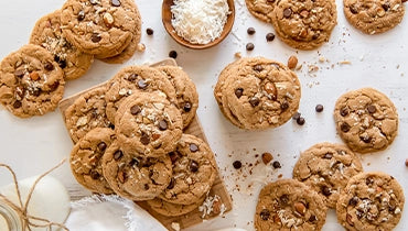 Almond Butter Choco Chip Cookie
