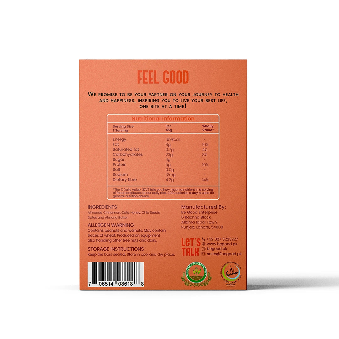 Cinnamon Almond - 6 Bars