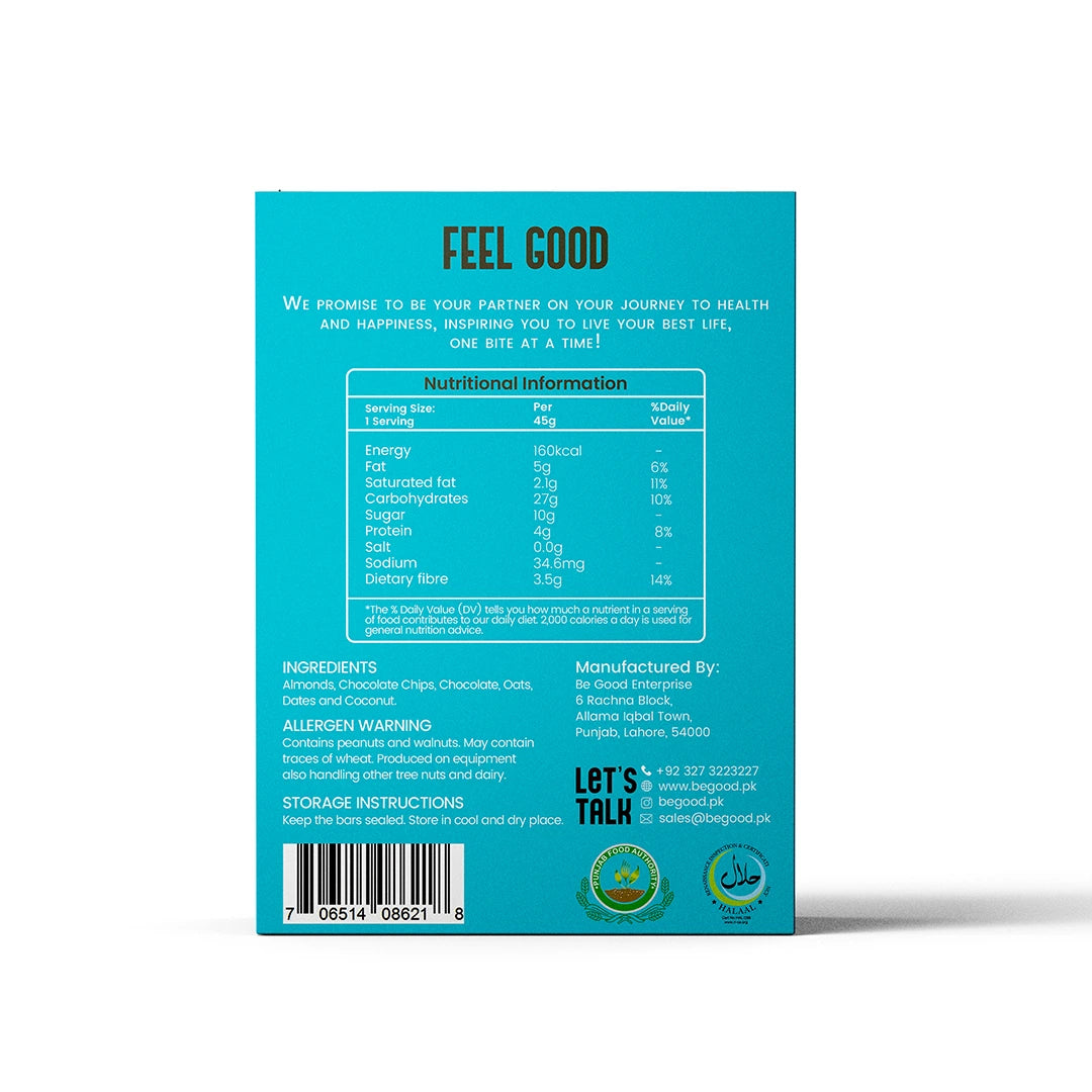 Coconut Chocolate Chip - 6 Bars