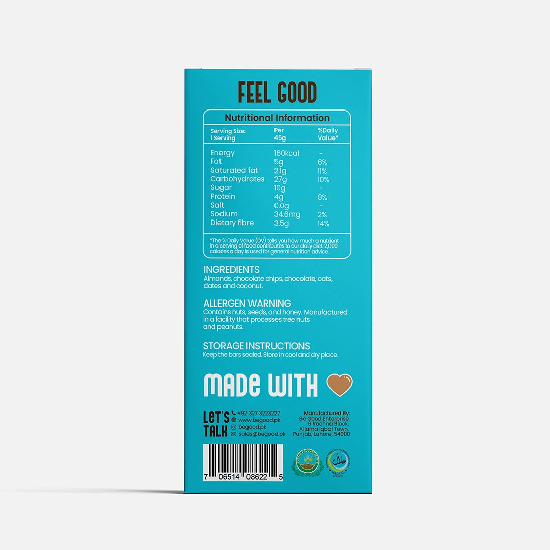 Coconut Chocolate Chip - 6 Bars