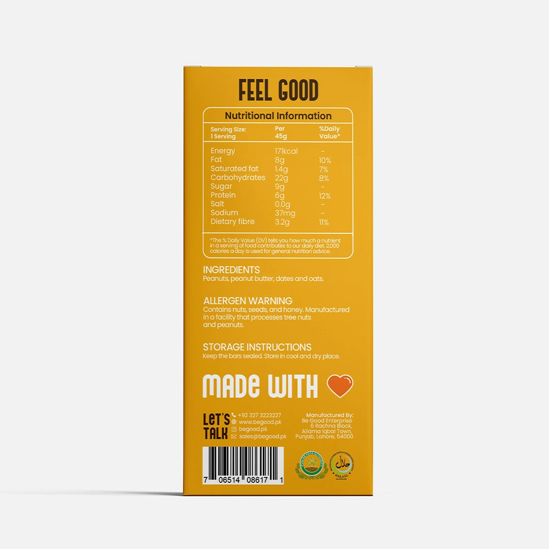 Peanut Butter - 6 Bars